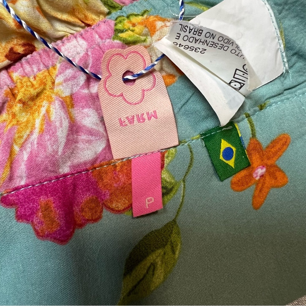 [FARM Rio] Beaded Floral Halter Top - Picture 9 of 11